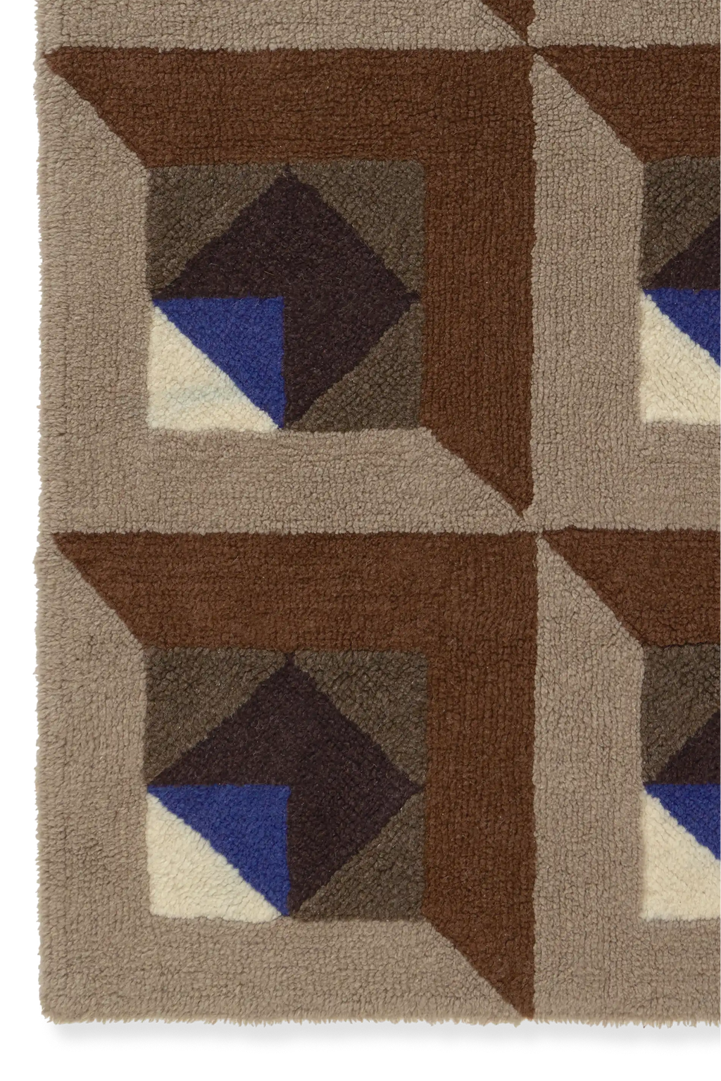 WOLLTEPPICH TESSERA BROWN