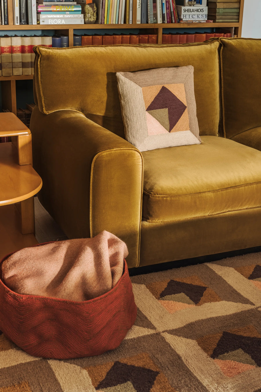 WOOL RUG TESSERA KHAKI