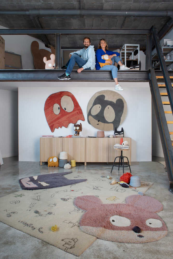 WOOLABLE RUG BATBOY Edgar Plans x Lorena Canals