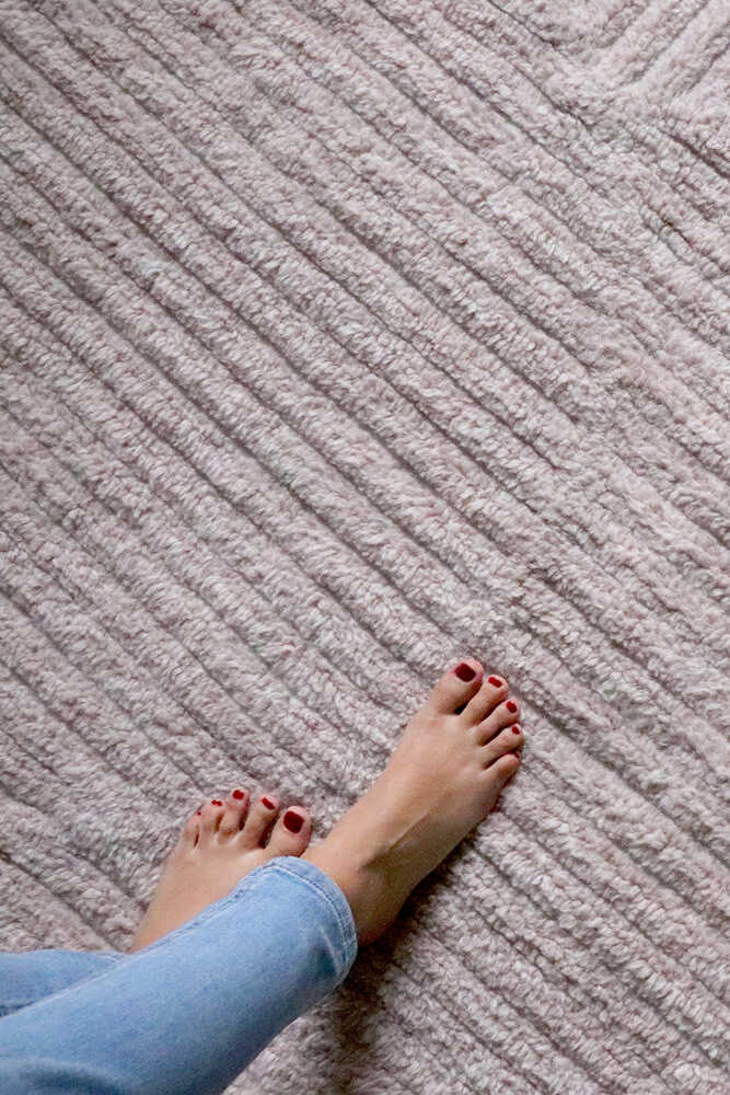 WOOLABLE RUG ROSE TEA Lorena Canals