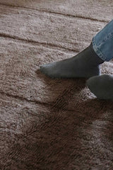 WOOLABLE RUG STEPPE - SHEEP BROWN Lorena Canals
