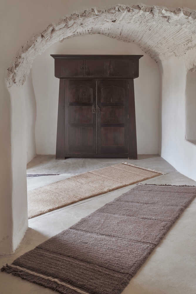 WOOLABLE RUG STEPPE - SHEEP BROWN Lorena Canals