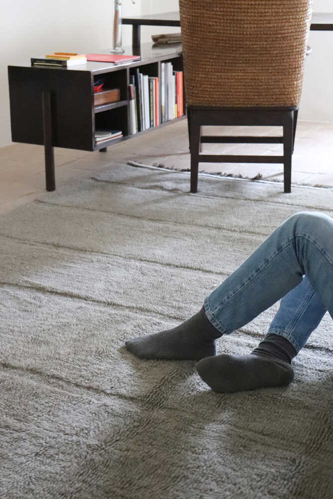 WOOLABLE RUG STEPPE - SHEEP GREY Lorena Canals