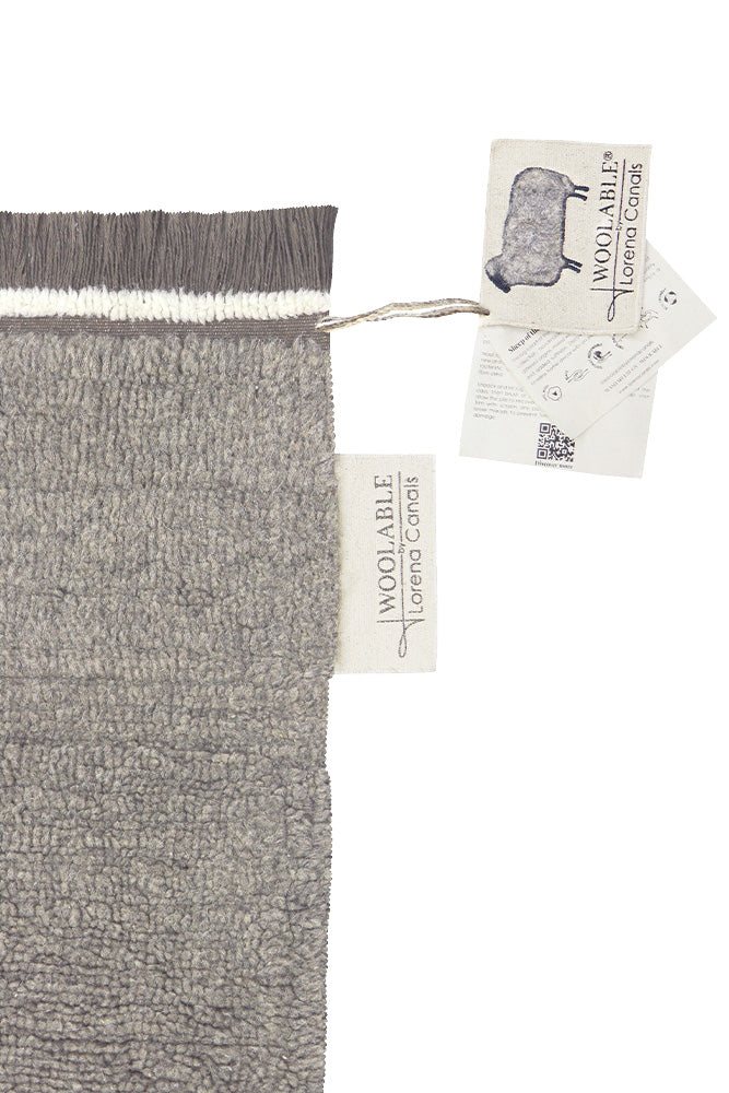 WOOLABLE RUG STEPPE - SHEEP GREY Lorena Canals