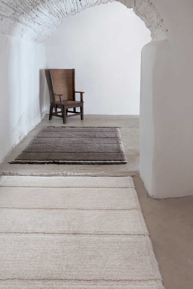 Woolable Rug Steppe - Sheep White | Lorena Canals Woolable Rug Steppe - Sheep White | Lorena Canals