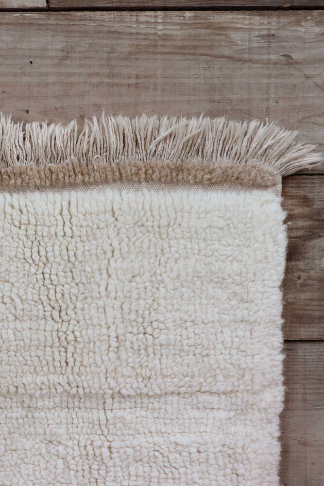 WOOLABLE RUG STEPPE - SHEEP WHITE Lorena Canals