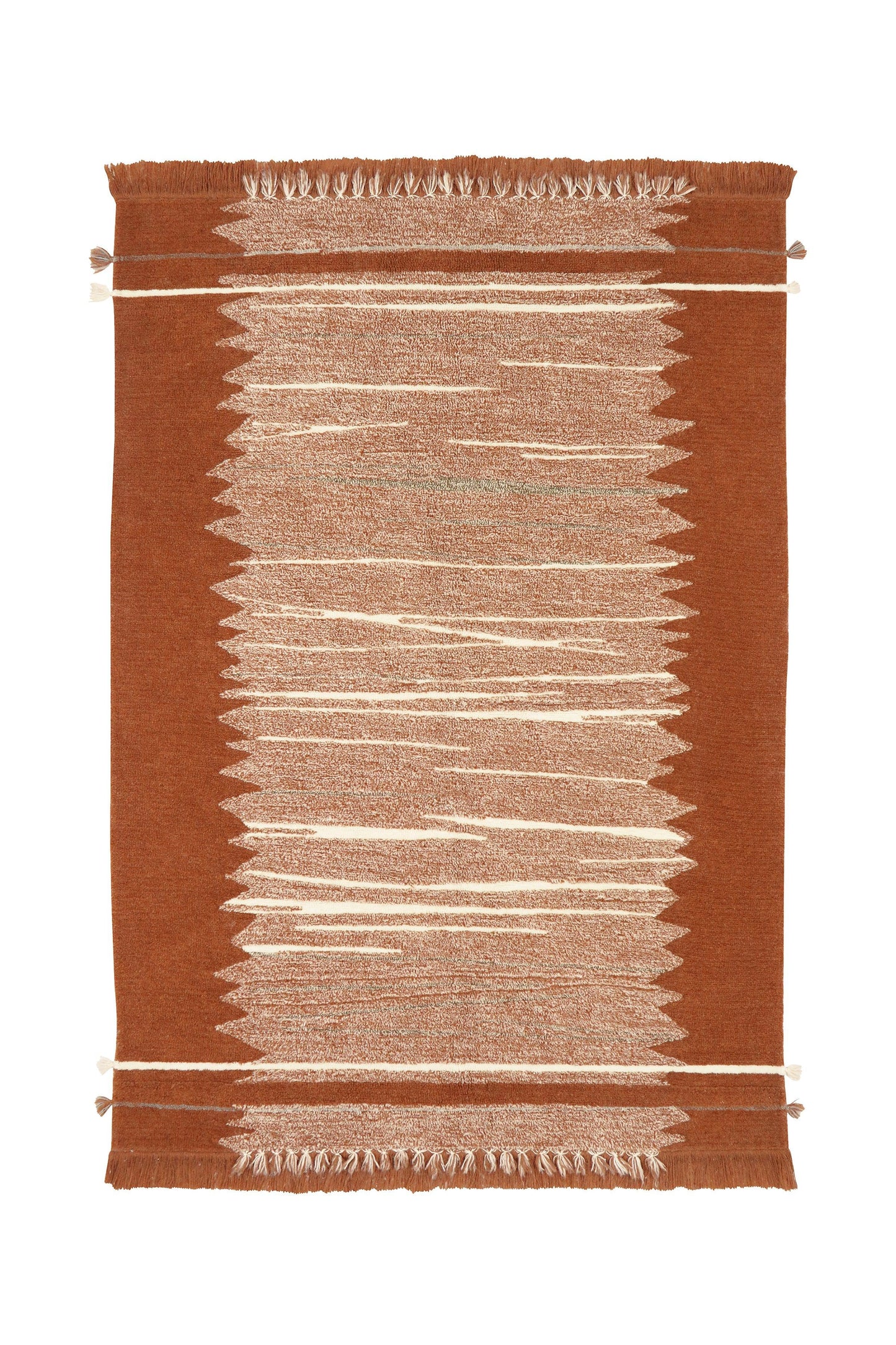 WOOLABLE TEPPICH SUMAK TERRACOTTA