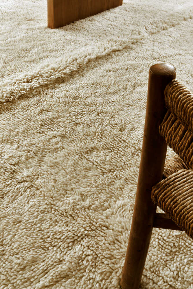 WOOLABLE RUG TUNDRA - BLENDED SHEEP BEIGE Lorena Canals